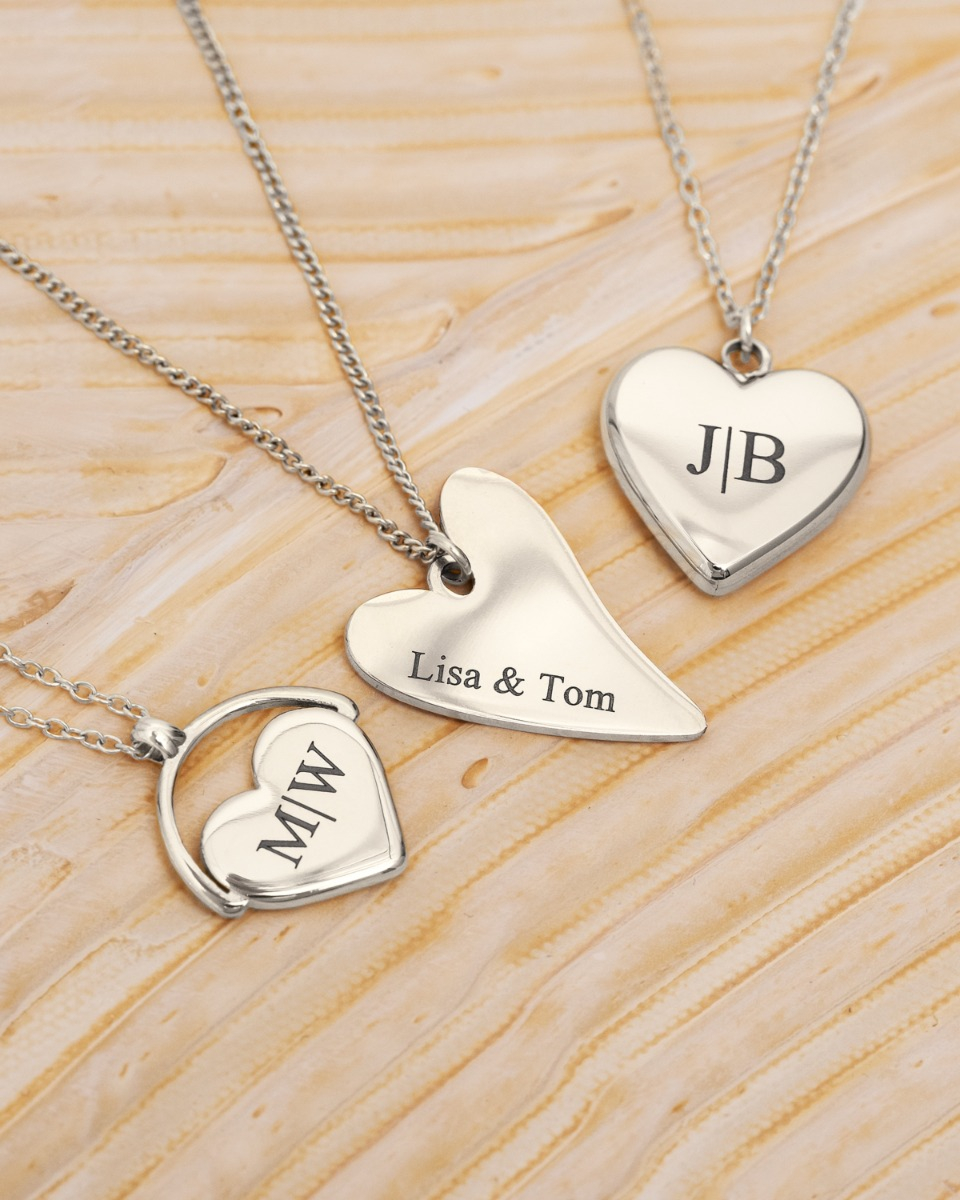 Sweet heart ketting graveren