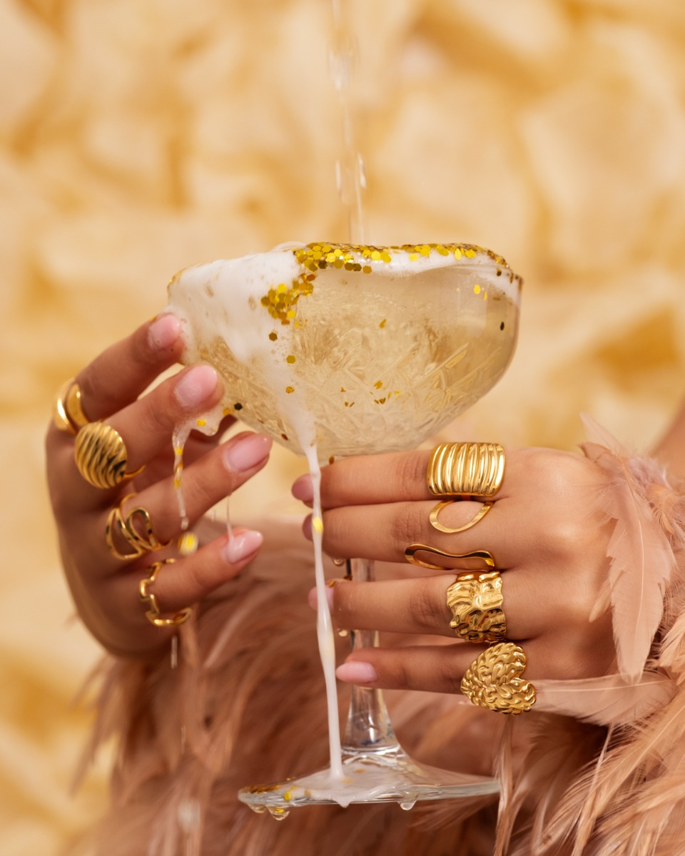Gouden ringen mix