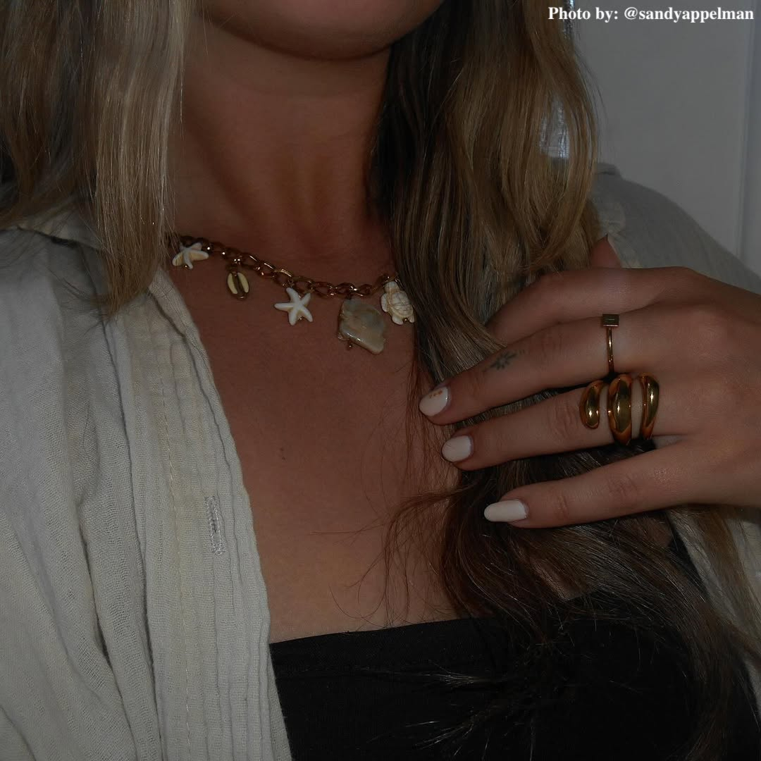Chunky ring goud