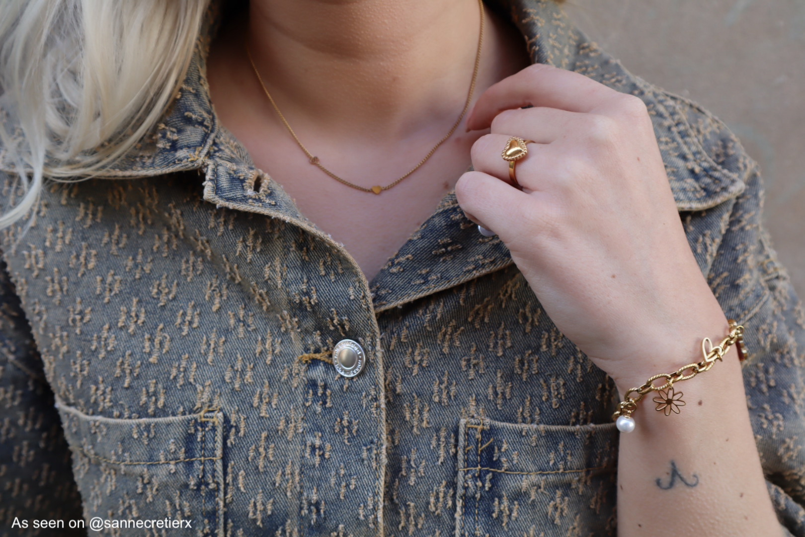 influencer met Finaste armband