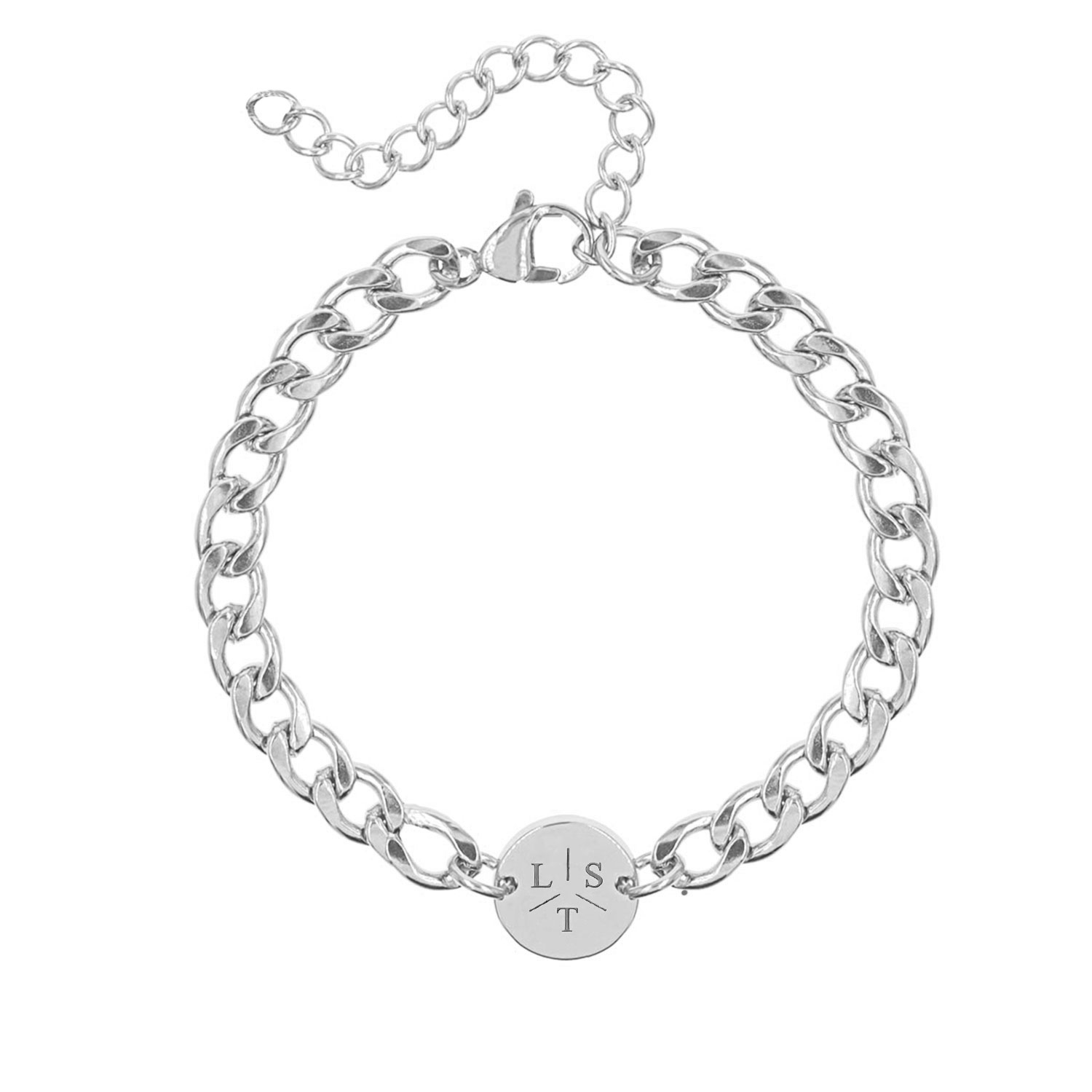 Armband Chunky 3 initials