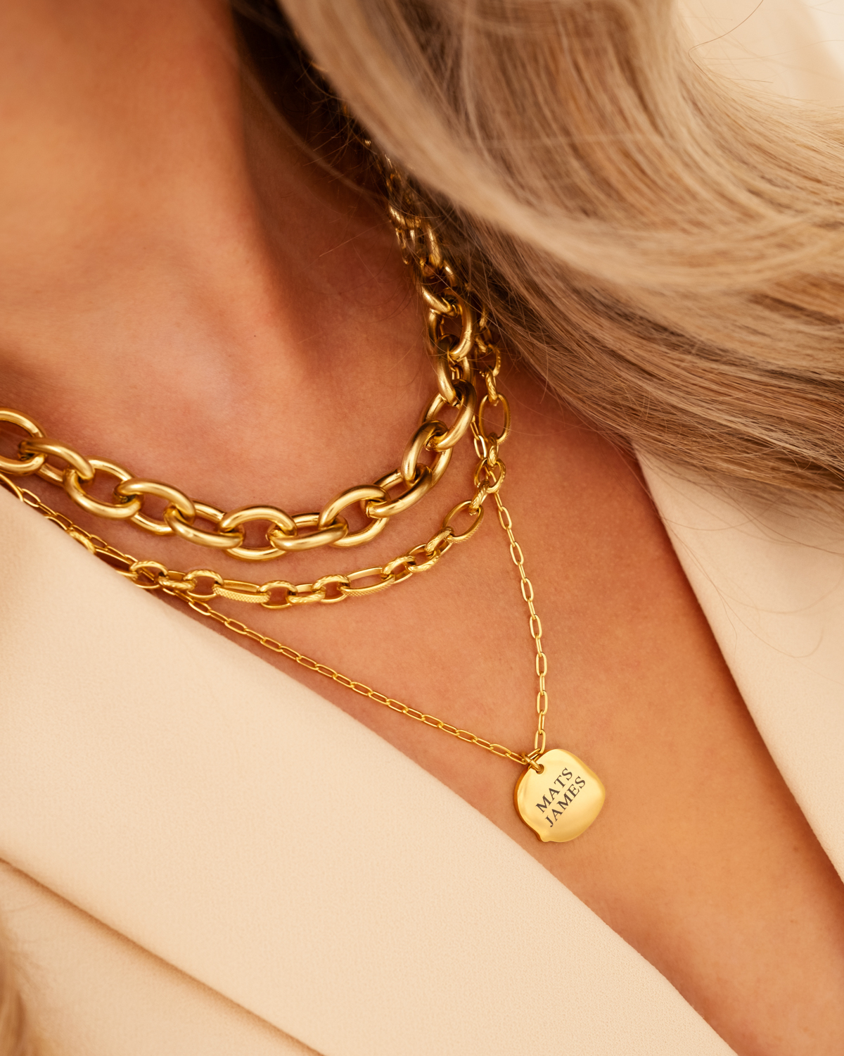 Gouden kettingen mix