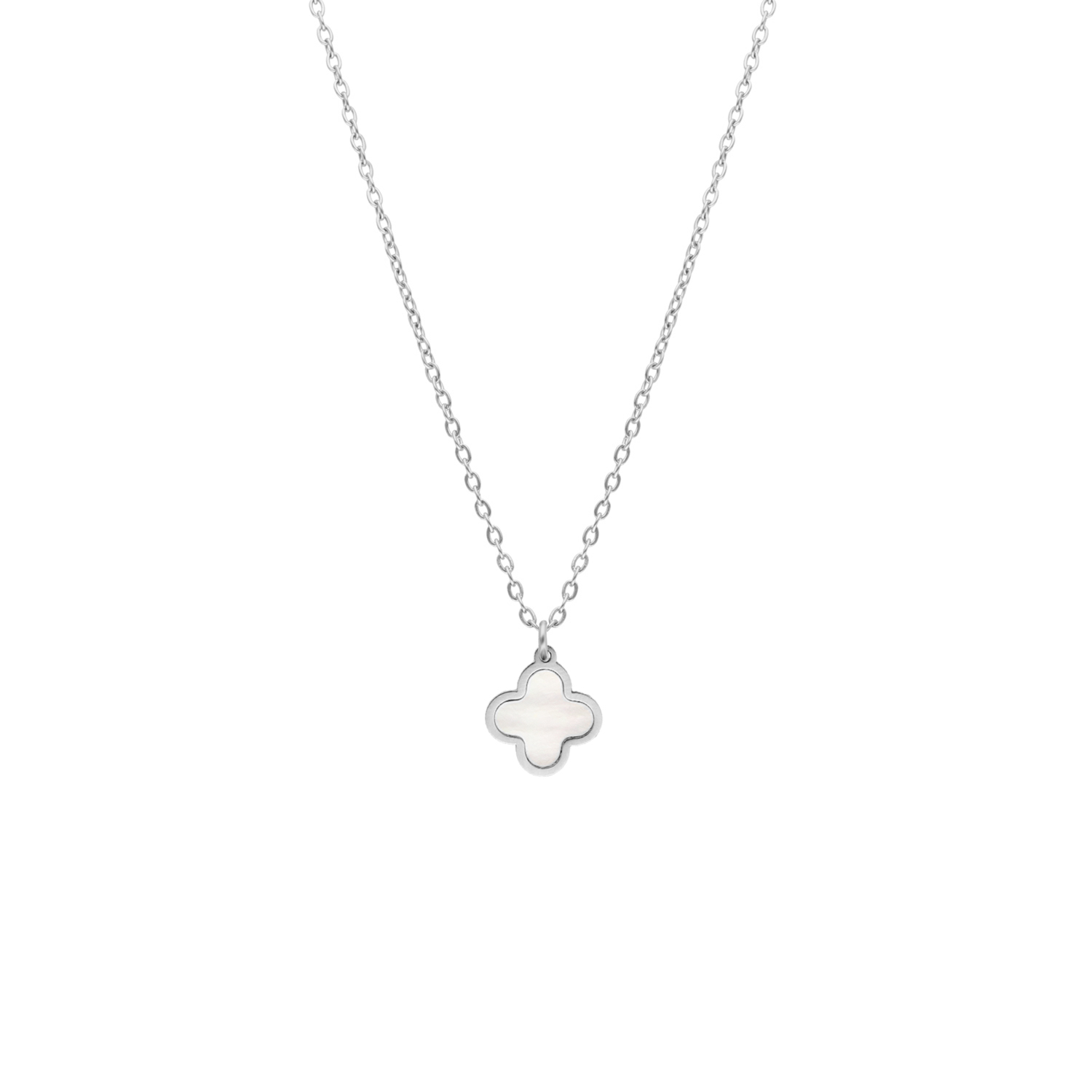 Clover ketting sea shell