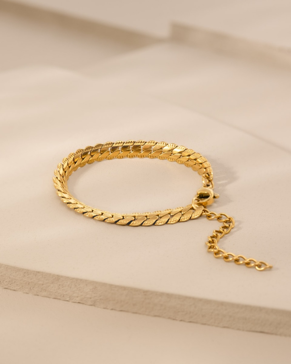 Vintage armbandje goud