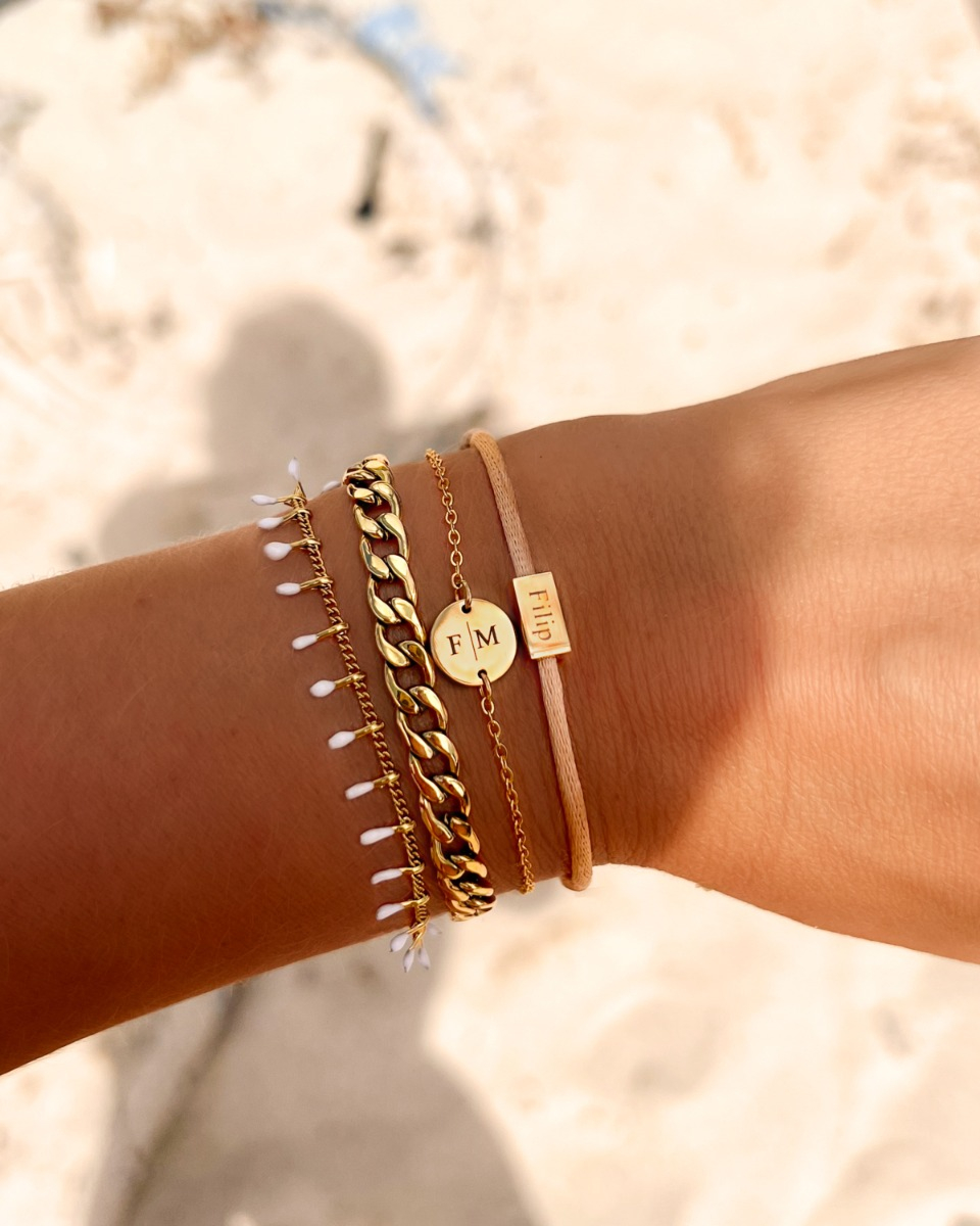 Armbanden mix goud