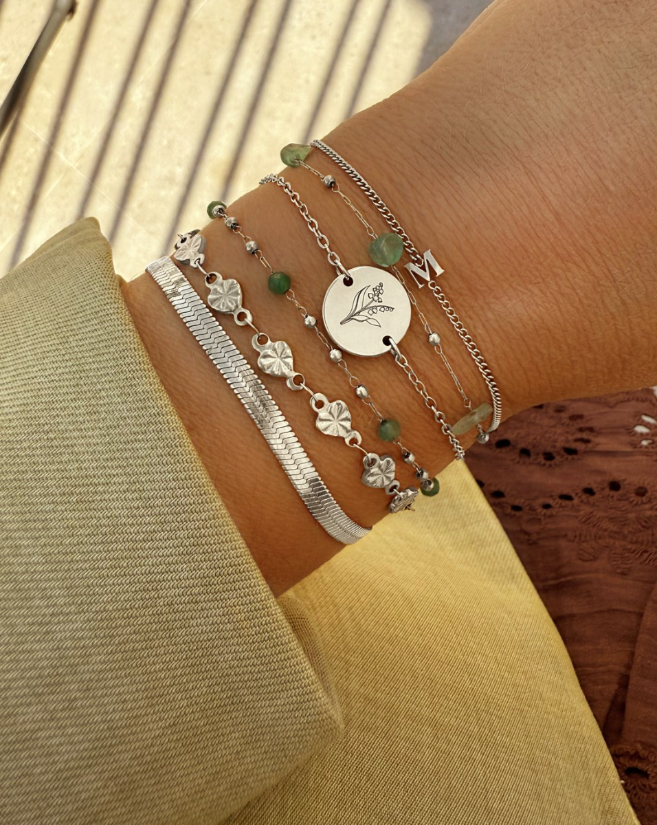 zilveren armbandjes gemixt