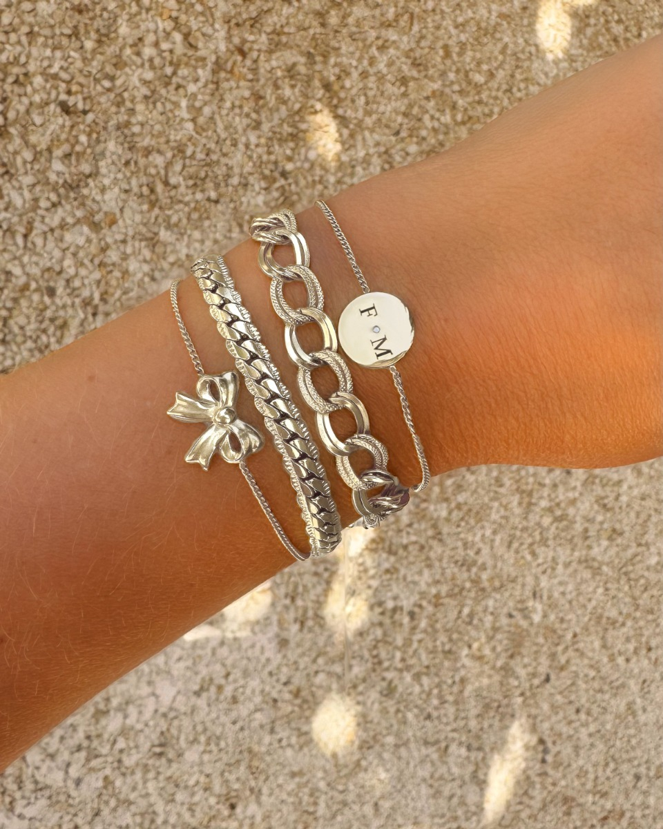 Zilveren armbanden mix