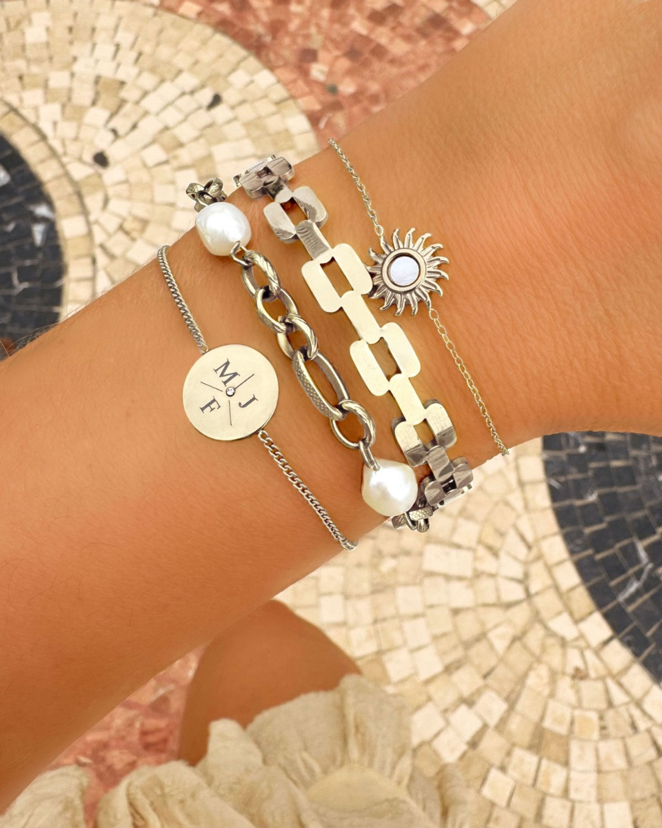 Zilveren armbanden mix