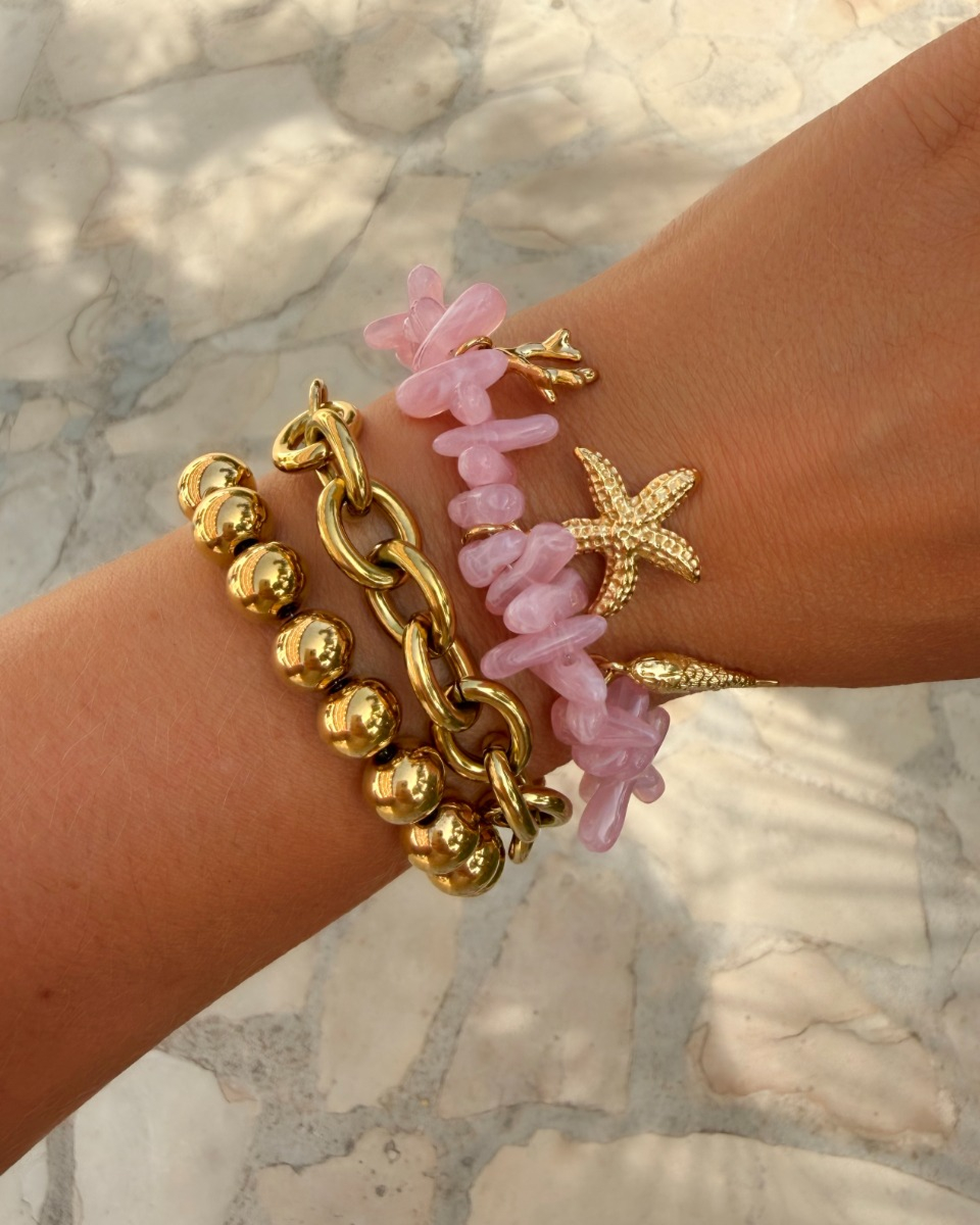 Gouden armparty statement