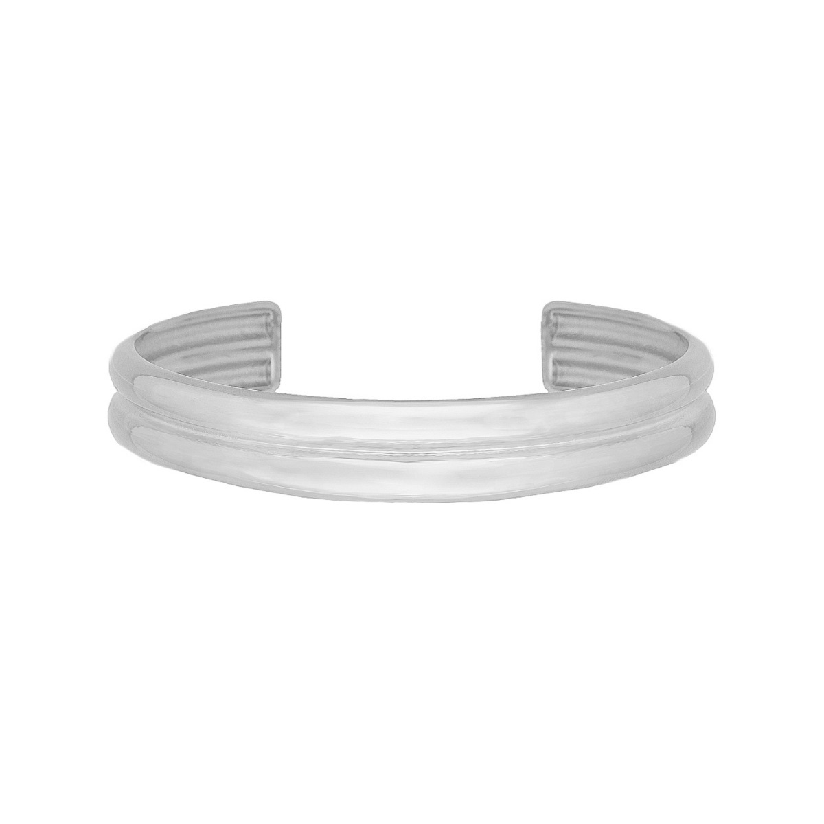 Dubbele bangle zilver