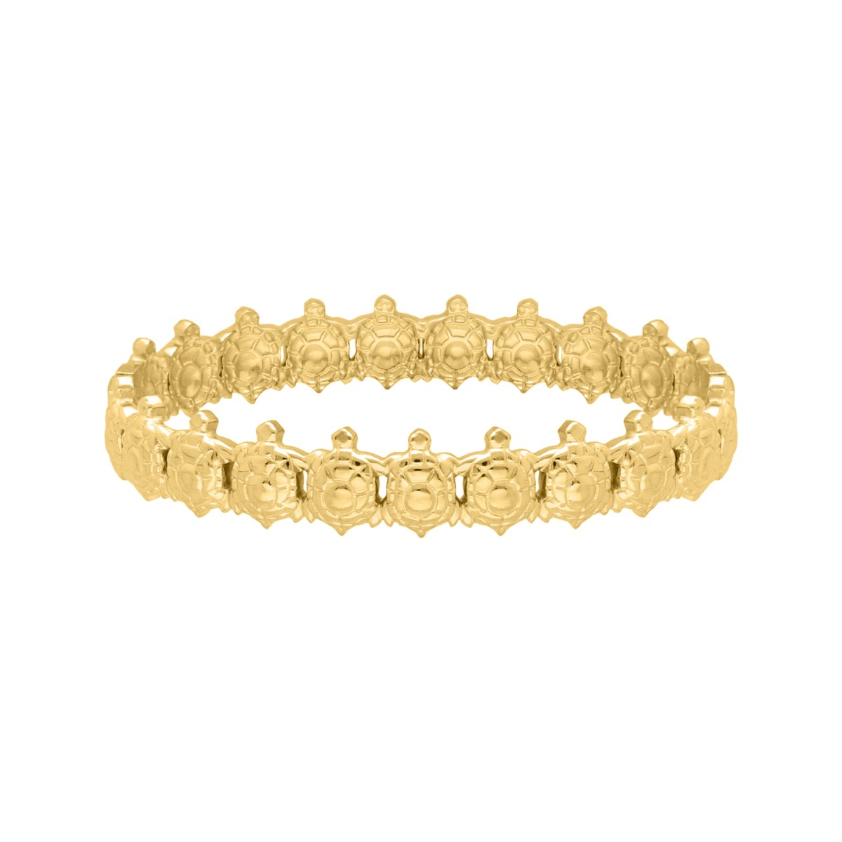 Bangle met schildpadden goudkleurig