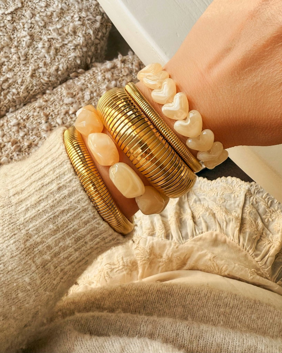 Stretch bangles goud kopen