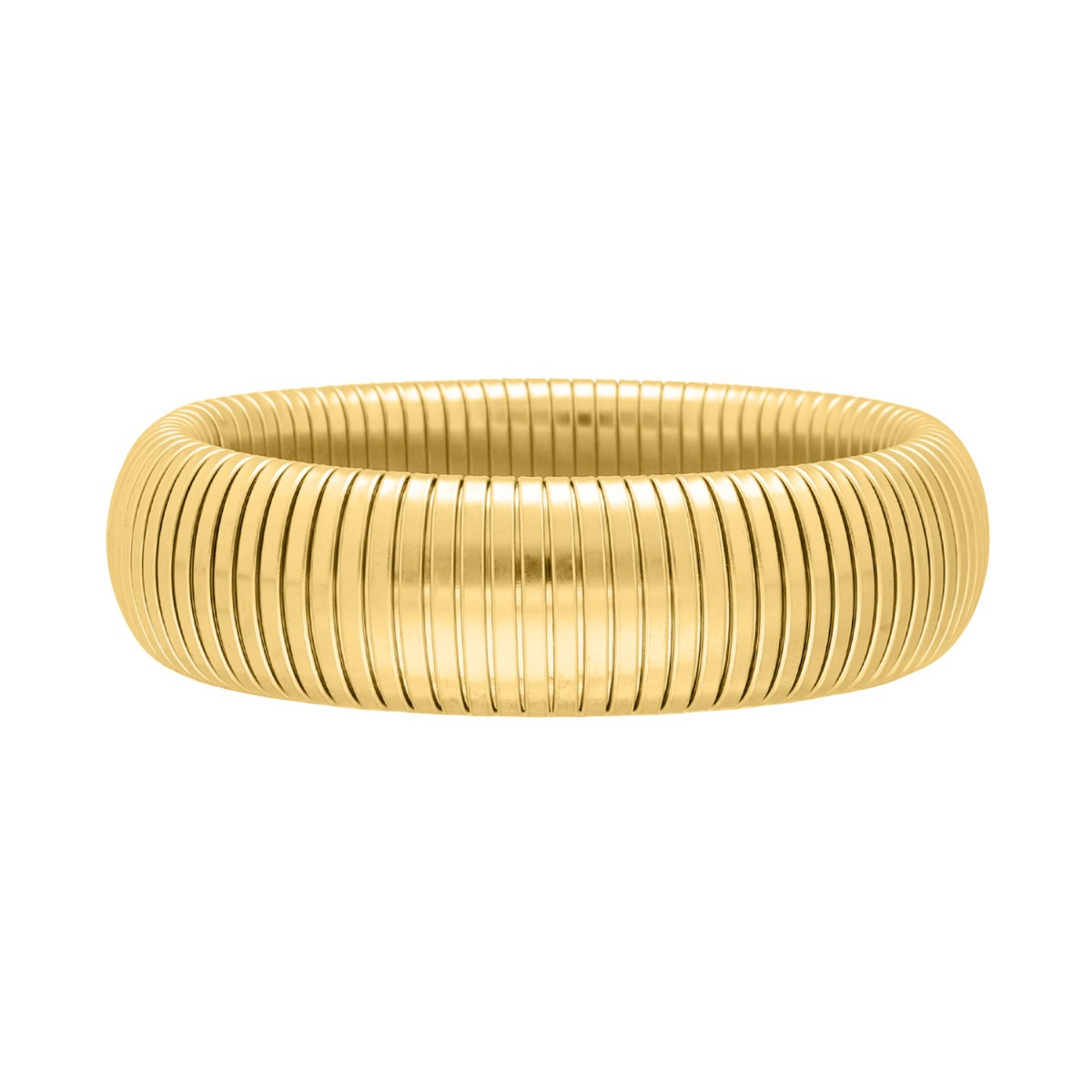 Stretch bangle classic big goudkleurig