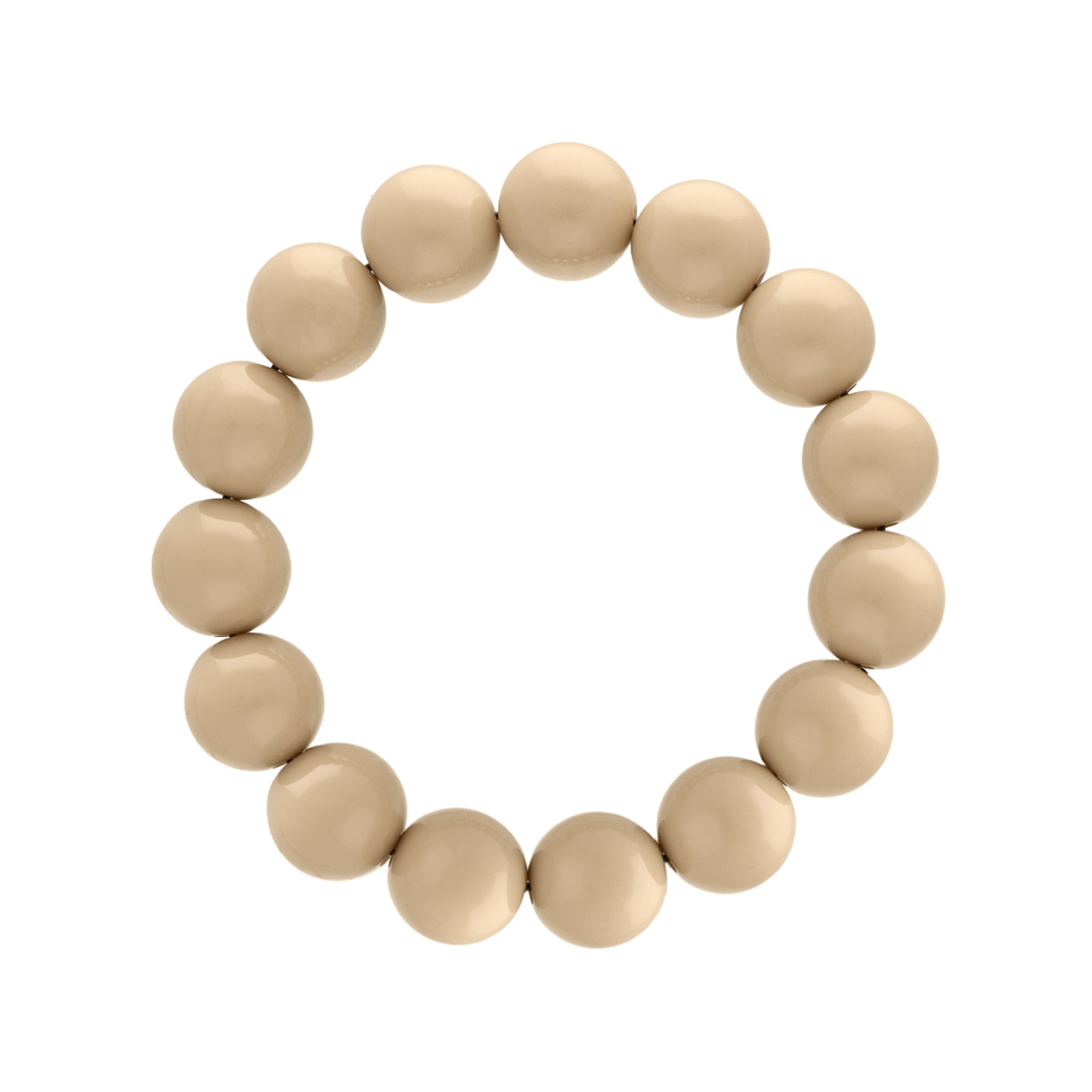 Kralen armband beige