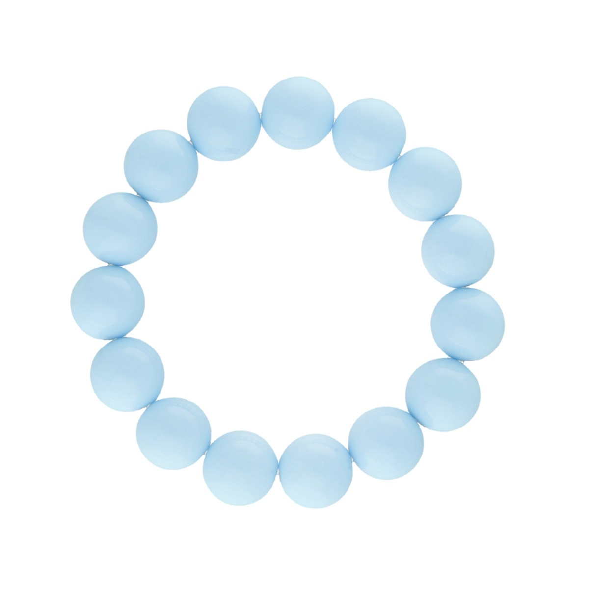 Kralen armband blauw