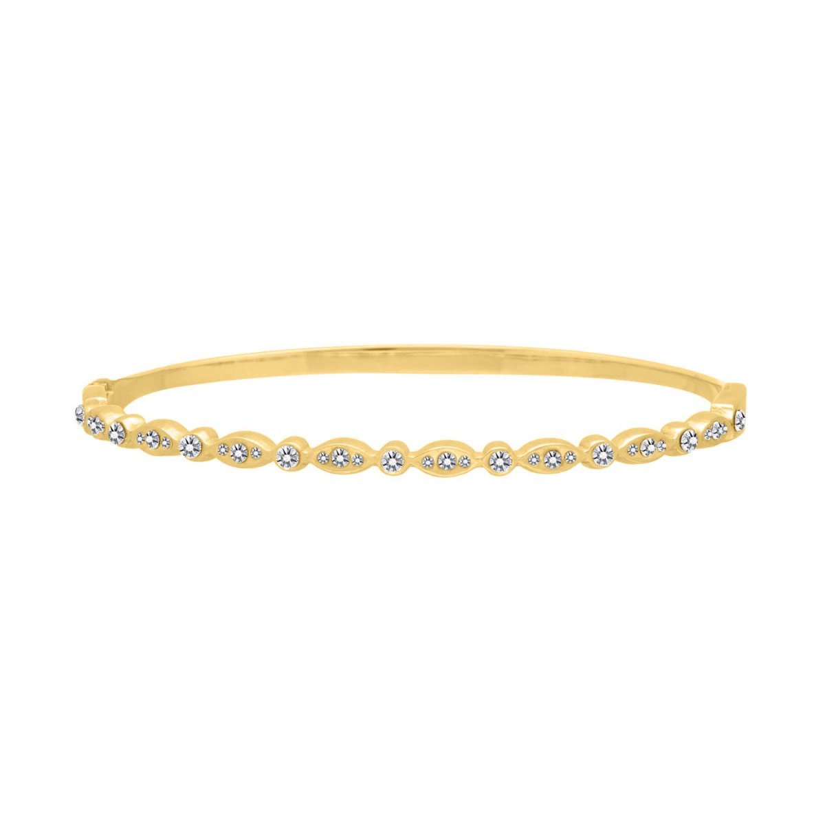 Bangle met steentjes luxe goudkleurig