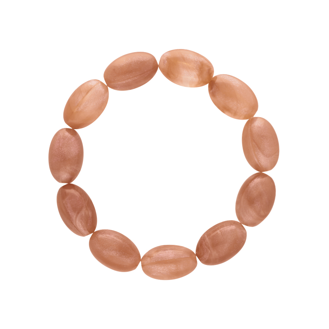 Kralenarmband bruin