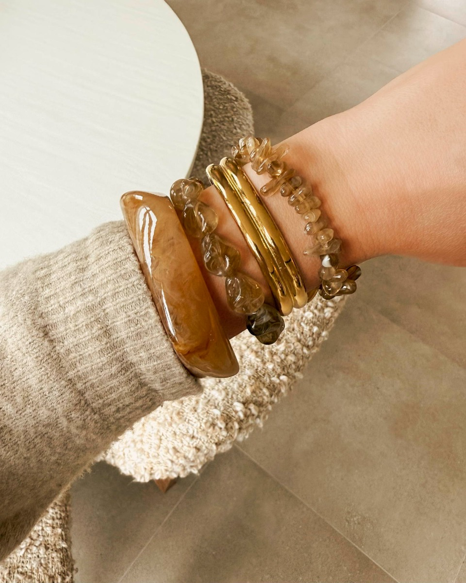 Bangle armparty beige