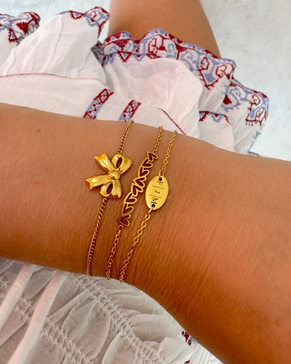 gouden armbanden combinatie
