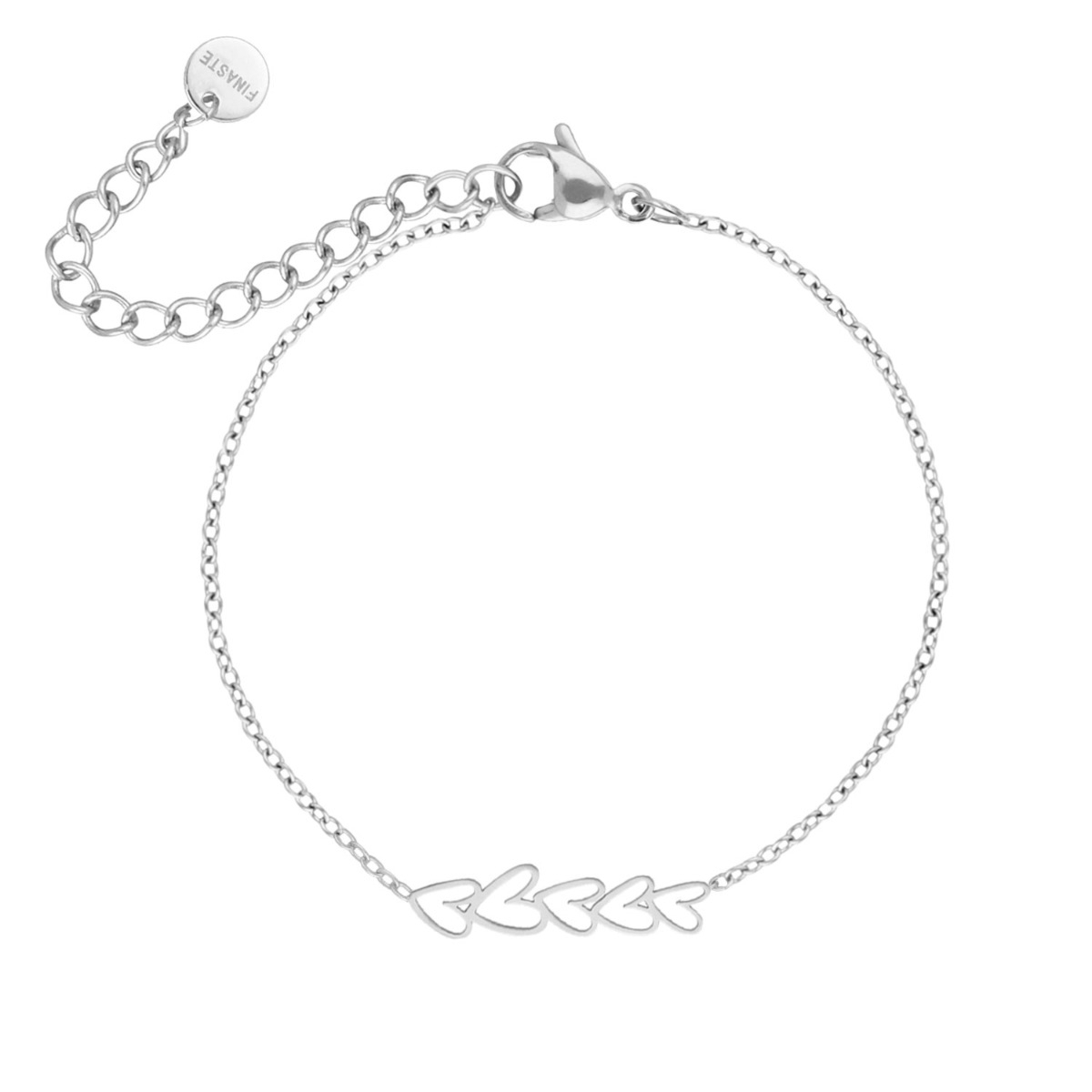 Armband love hearts multi