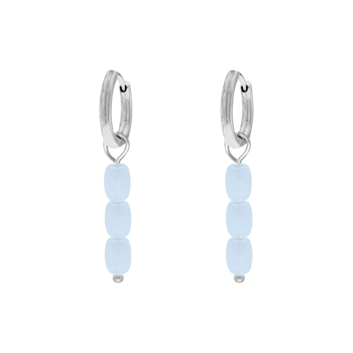 Oorbellen met steentjes blauw