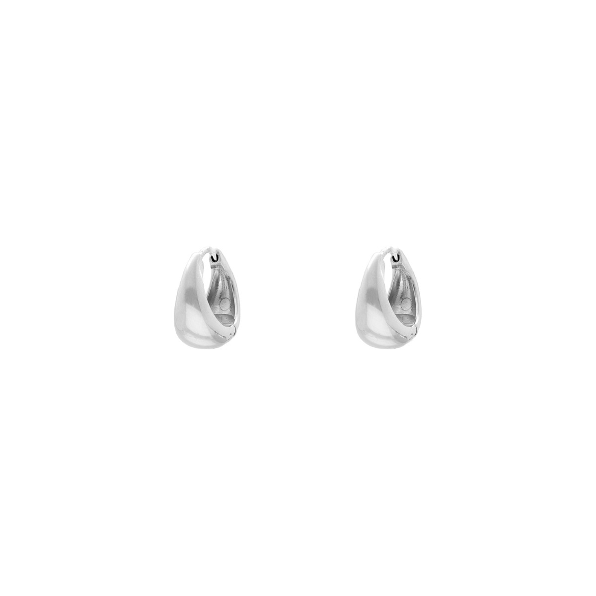 Tiny teardrop hoops