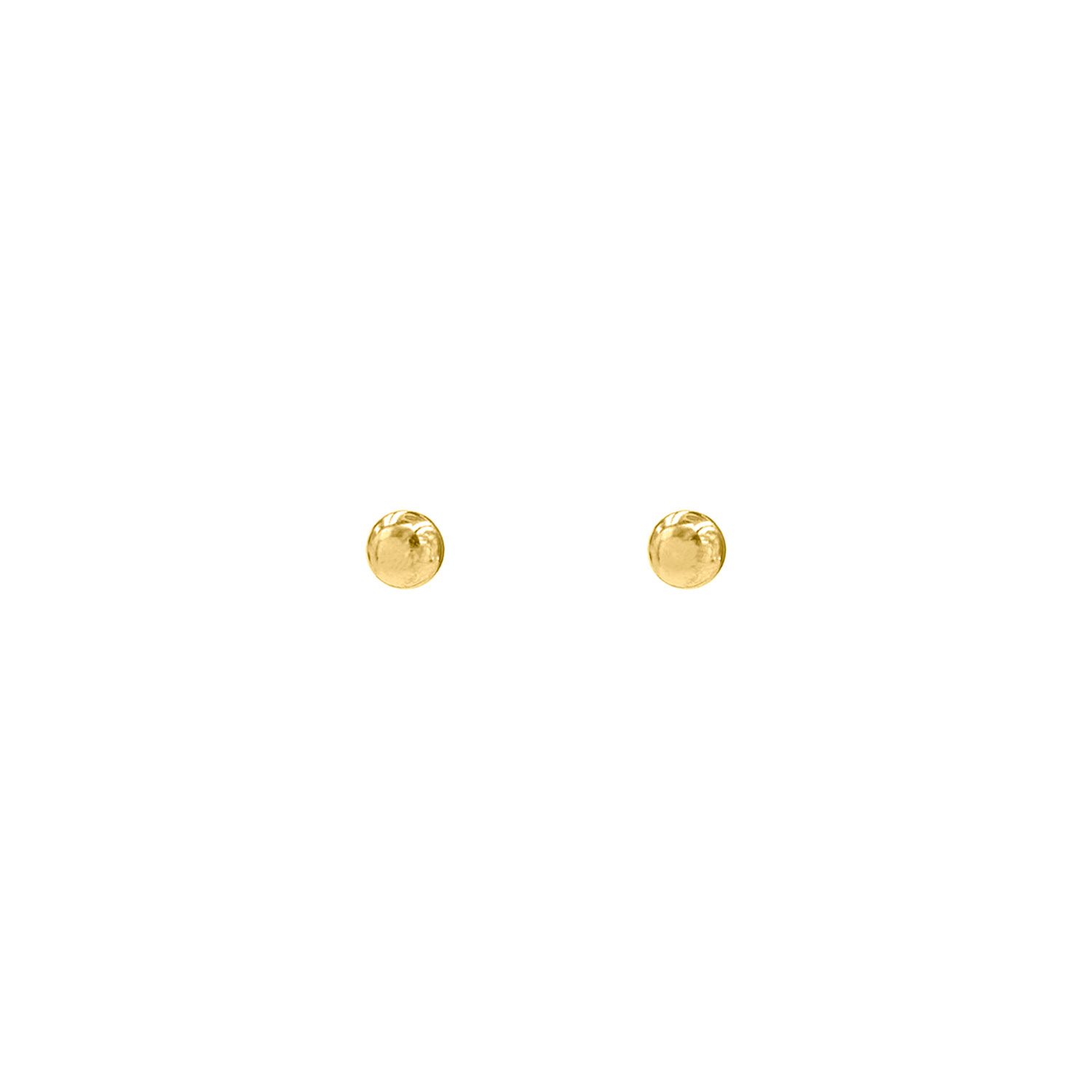 Oorknopjes bolletjes klein goud