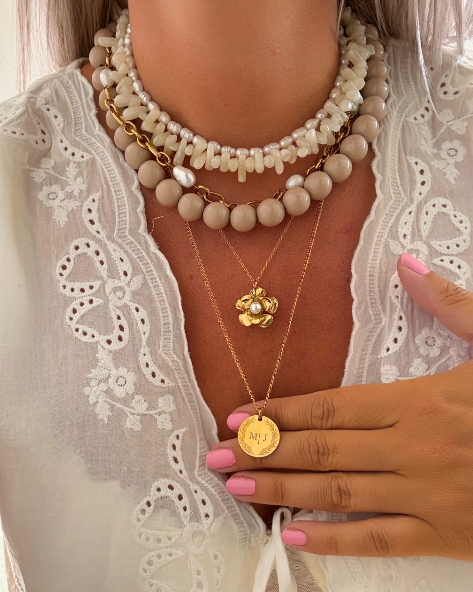 Necklaceparty goud