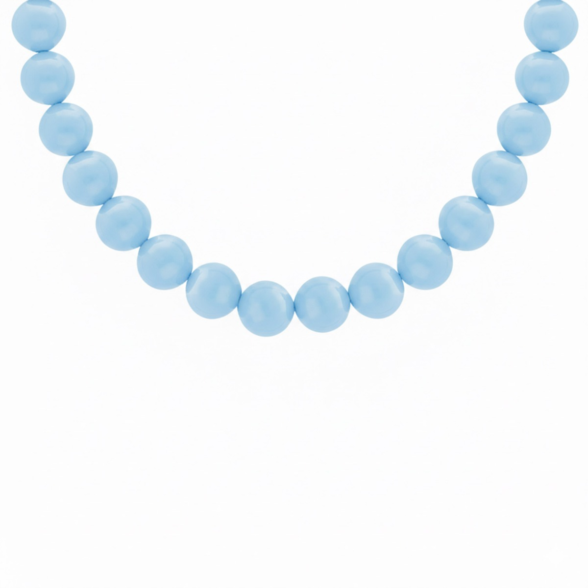 Ketting candy kralen blauw