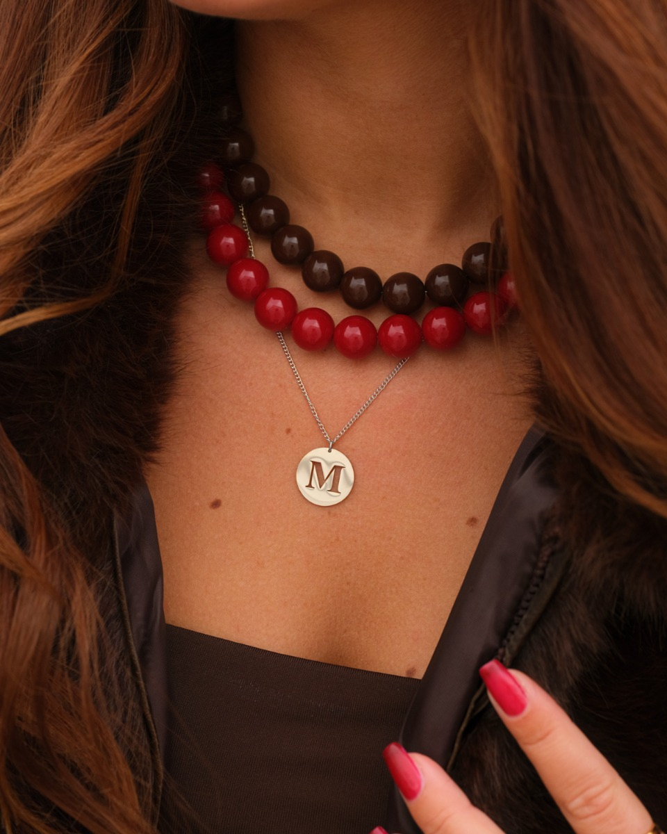 Zilveren necklaceparty met kralen kettingen