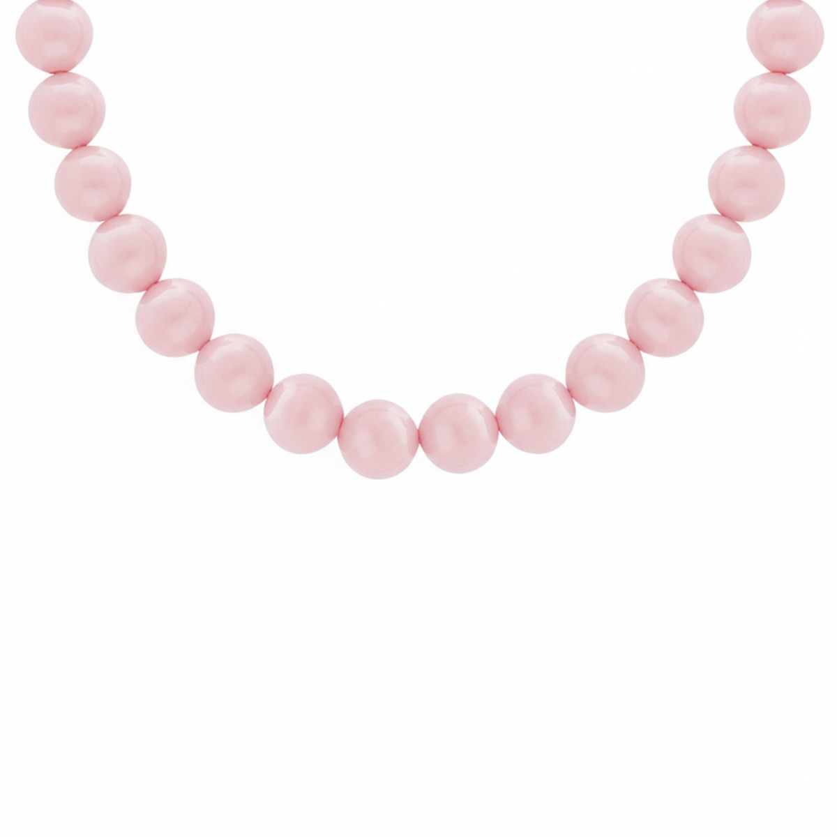 Ketting candy kralen lichtroze