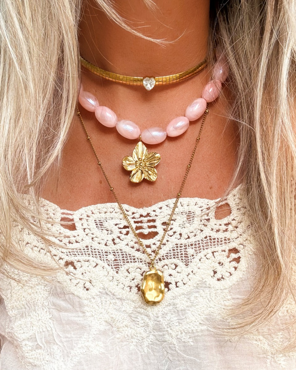 Gouden necklaceparty