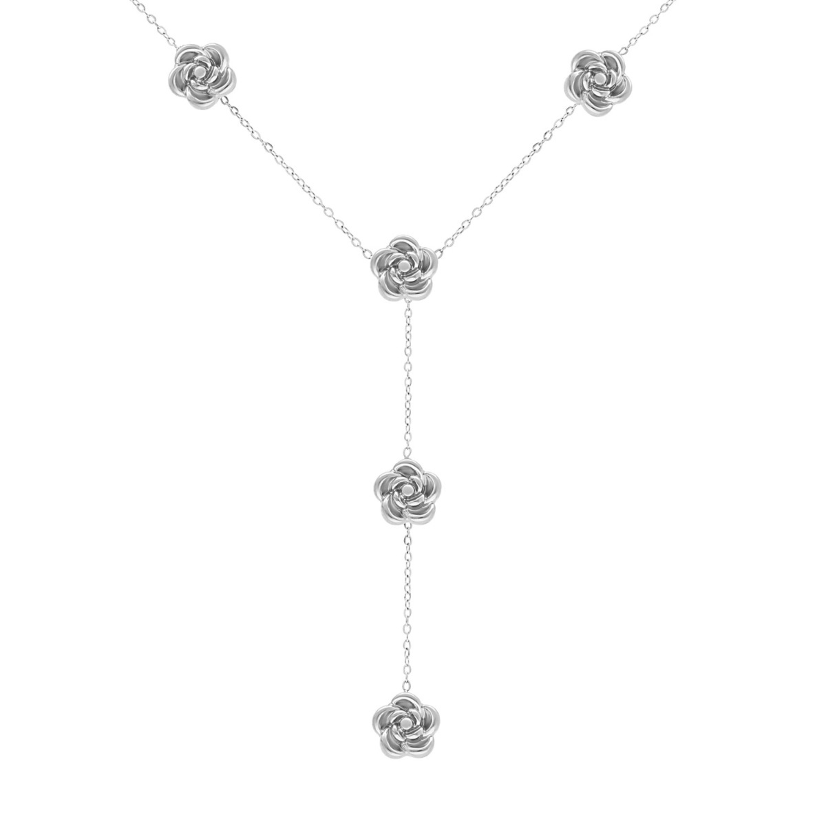 Y ketting met roosjes