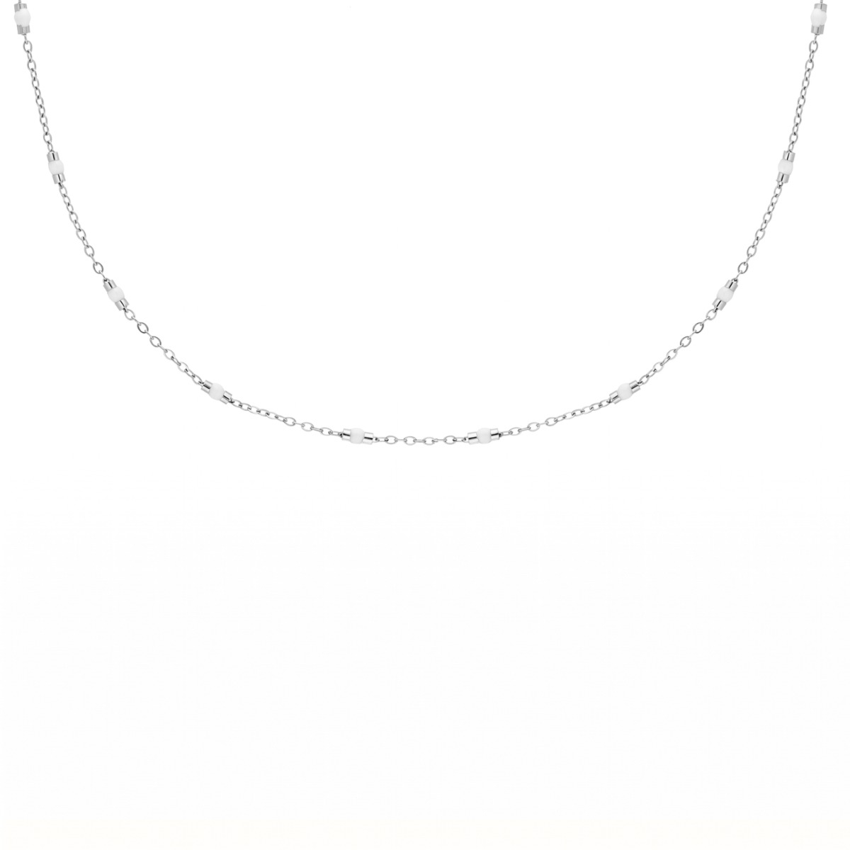 Ketting met witte schakels