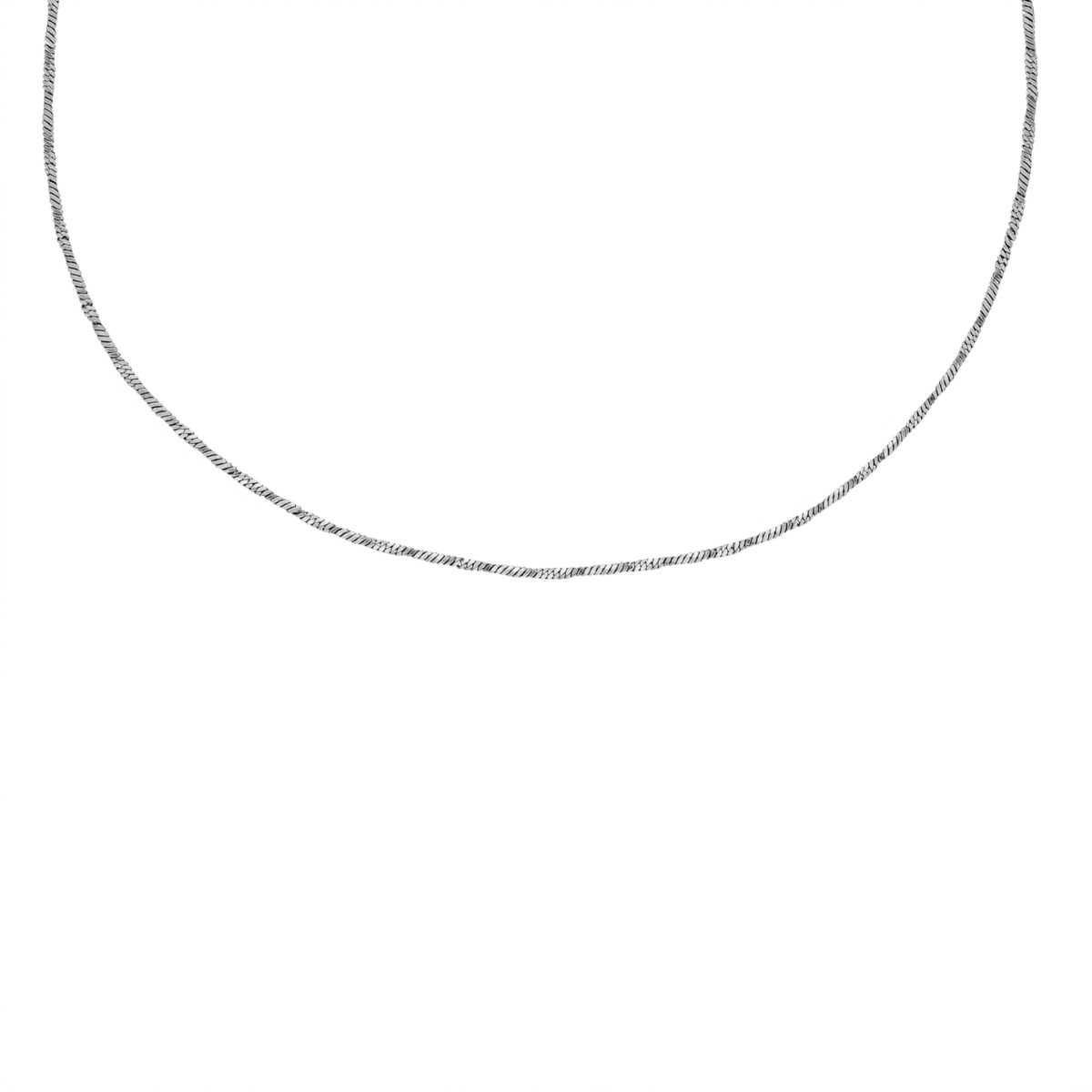 Minimalistische ketting met twist
