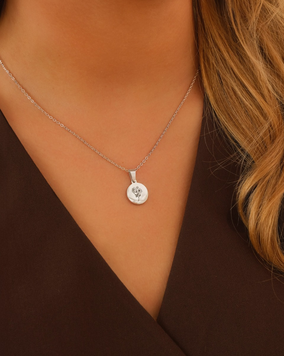 Geboortebloem ketting