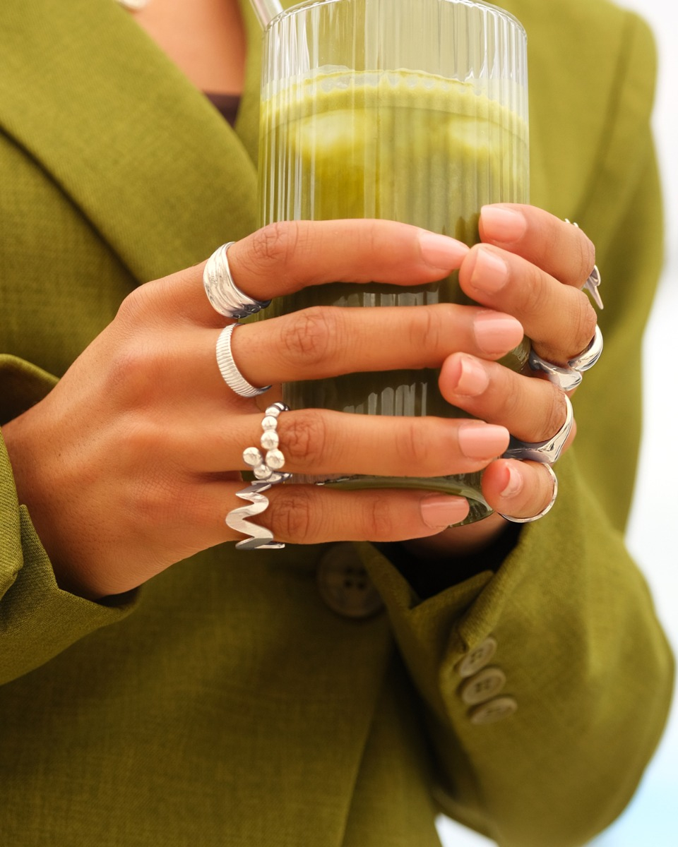 Ringparty zilver met ring uit advent