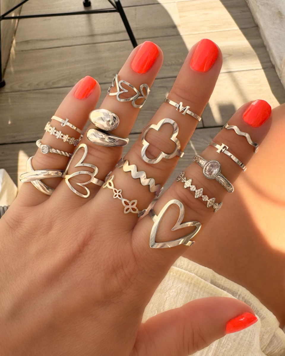 verschillende soorten ringen in zilver