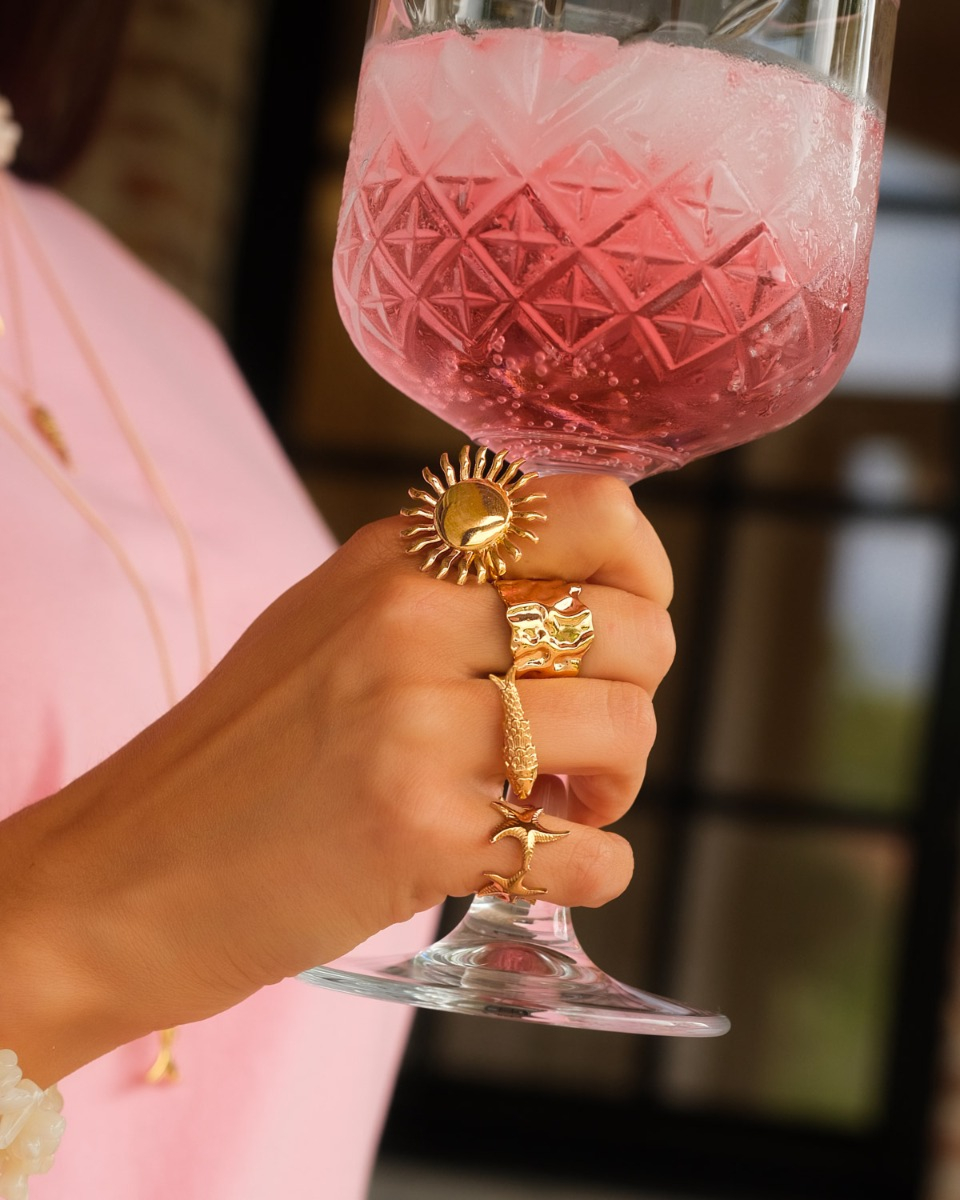 Gouden ringparty zomers