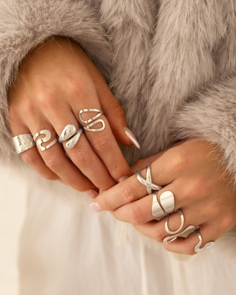 zilveren ringen mix