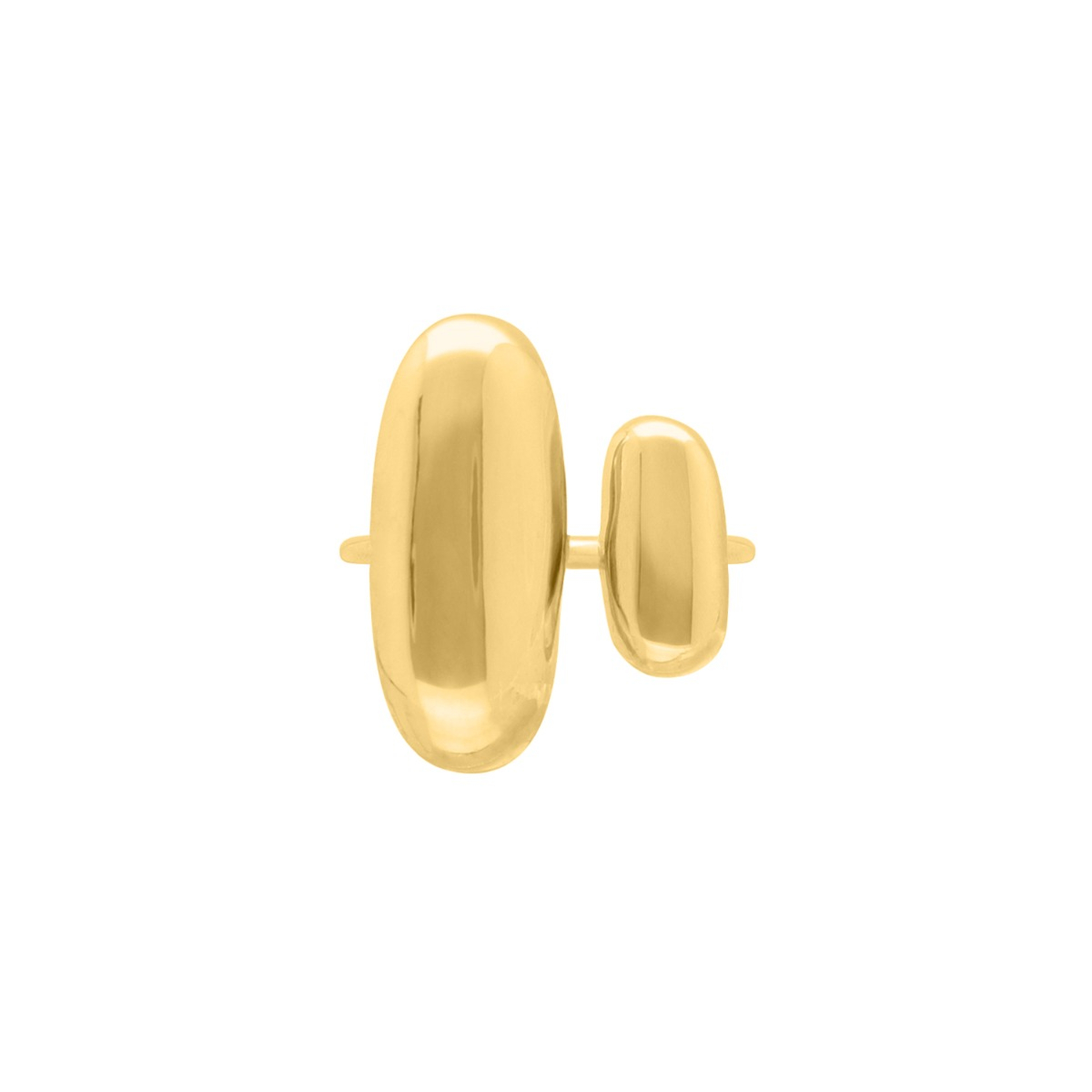 Bold ring open goudkleurig