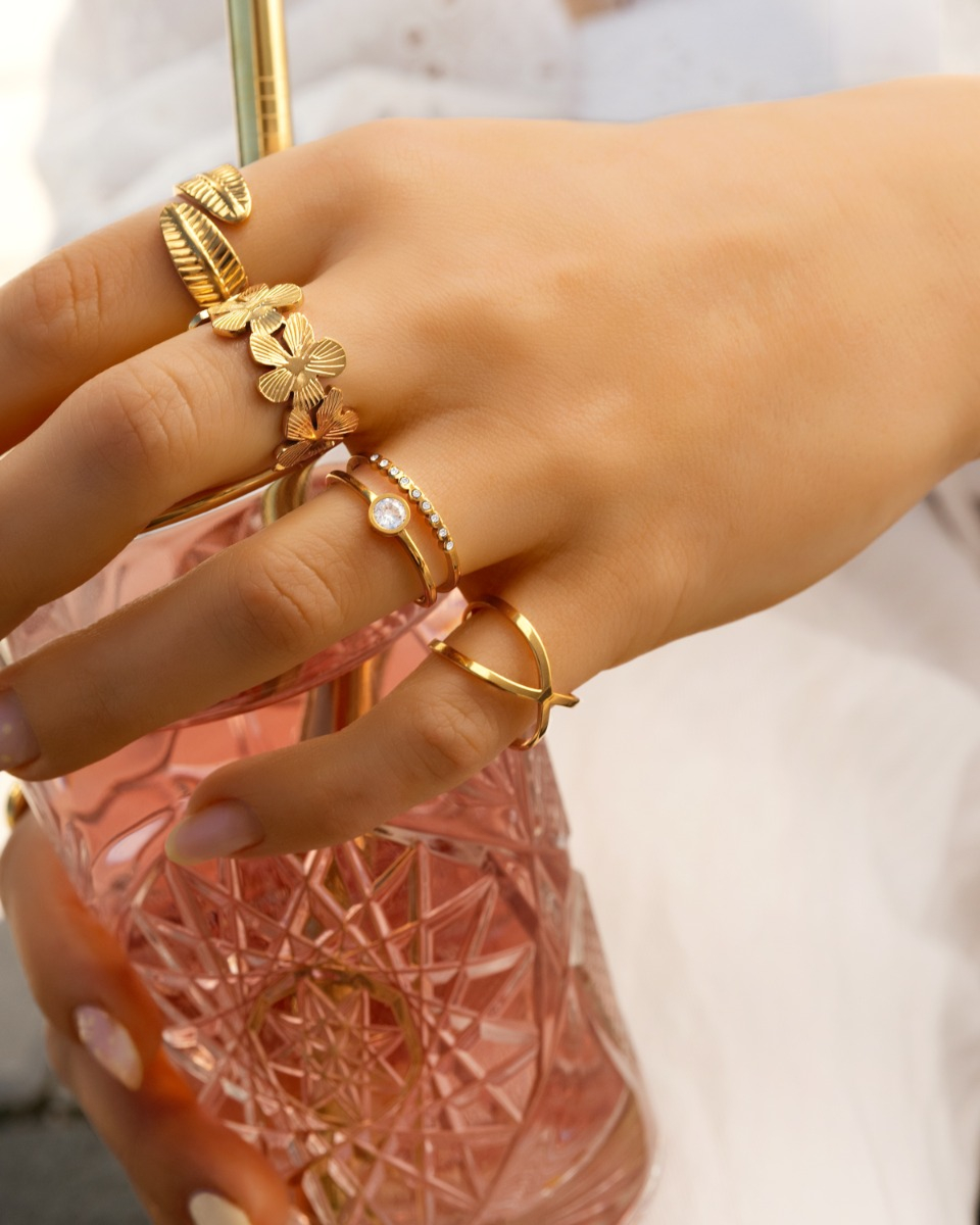 Gouden ringparty zomers