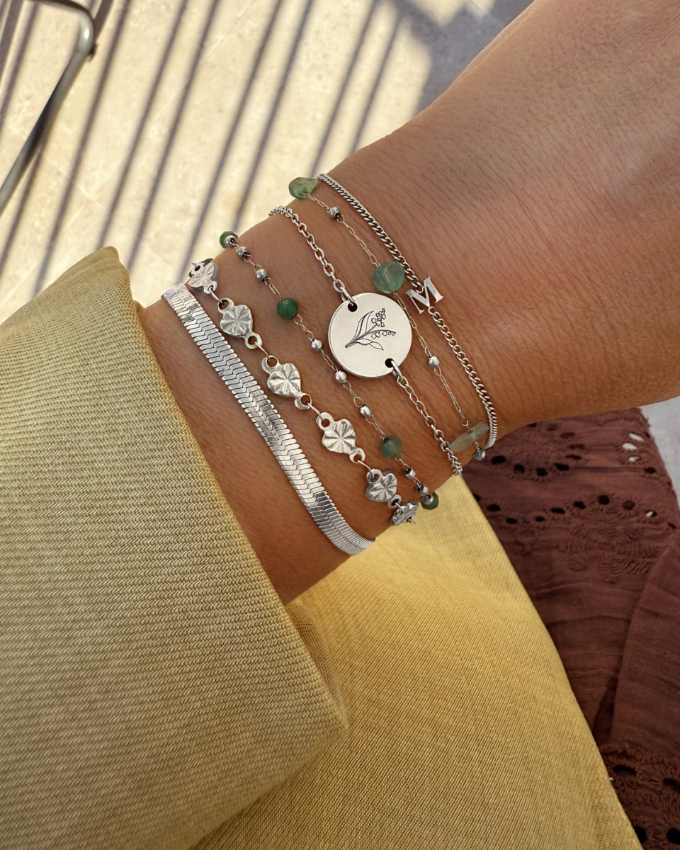 zilveren armbanden combinatie