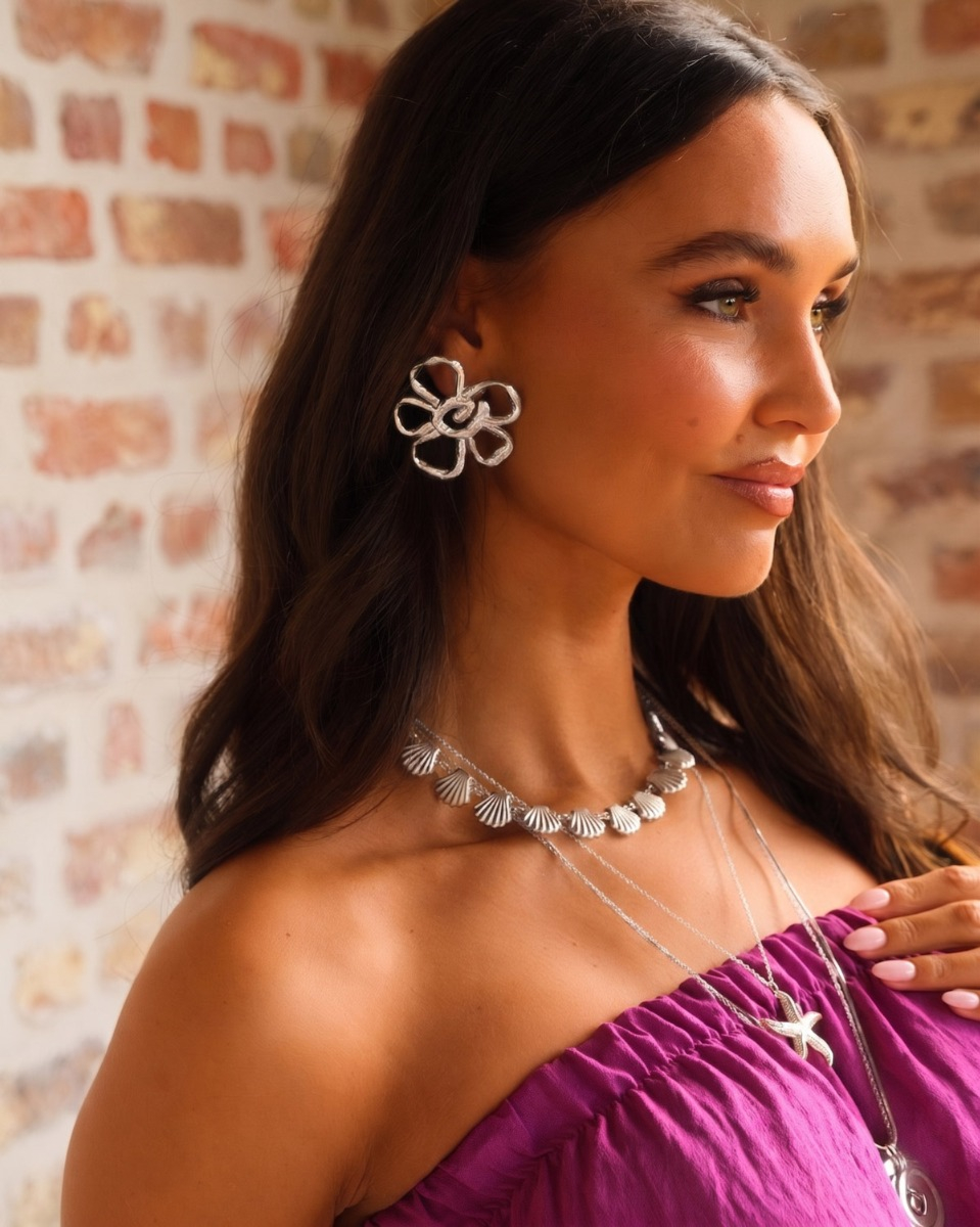 zilveren statement sieraden look