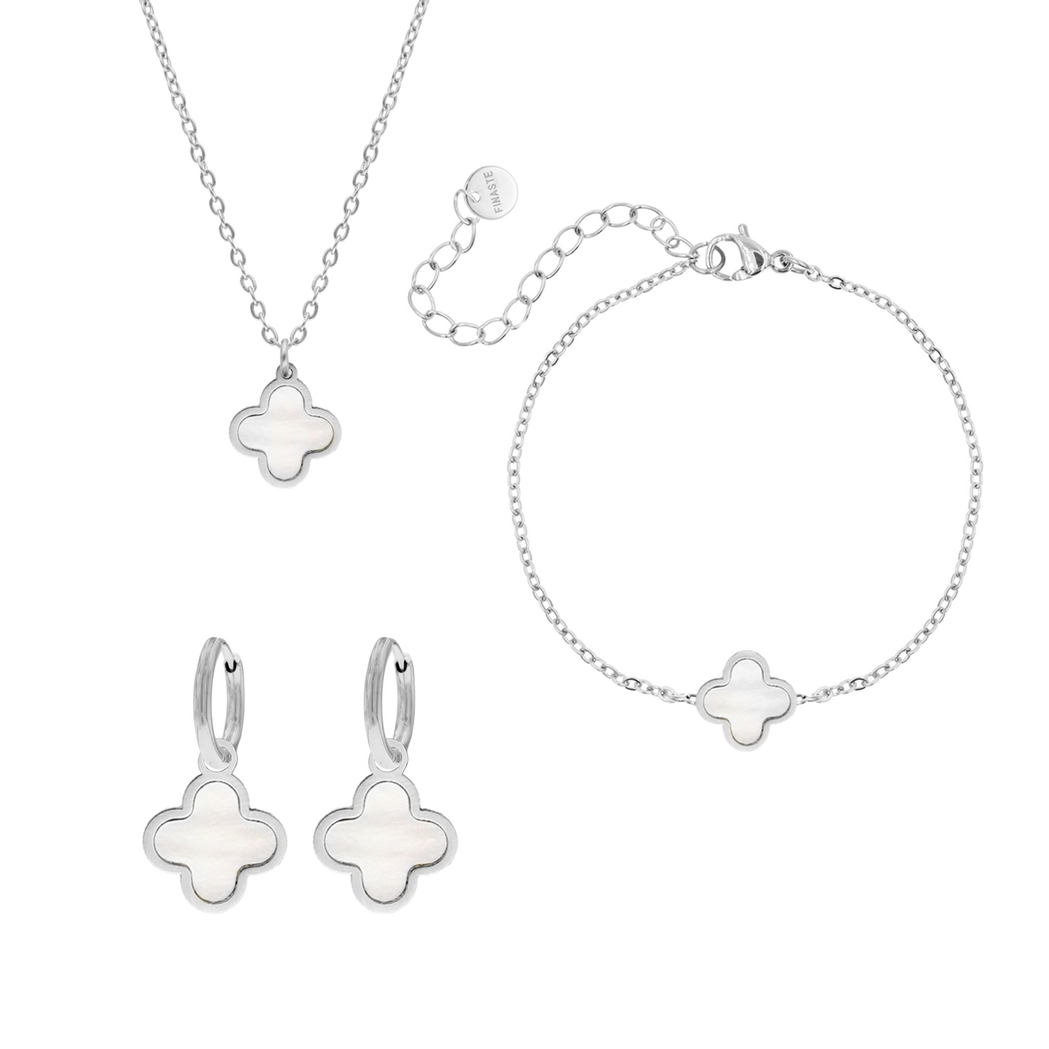 Luxury clover sieradenset