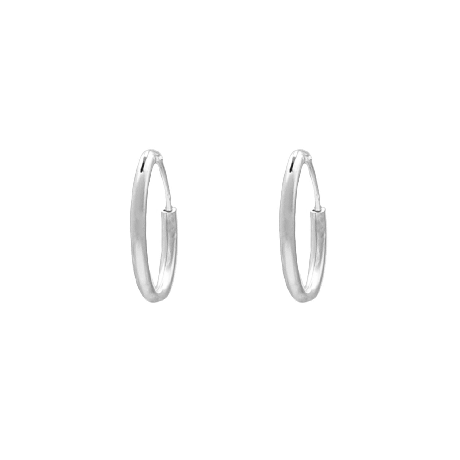 Oorringetjes Sterling Zilver 14 mm