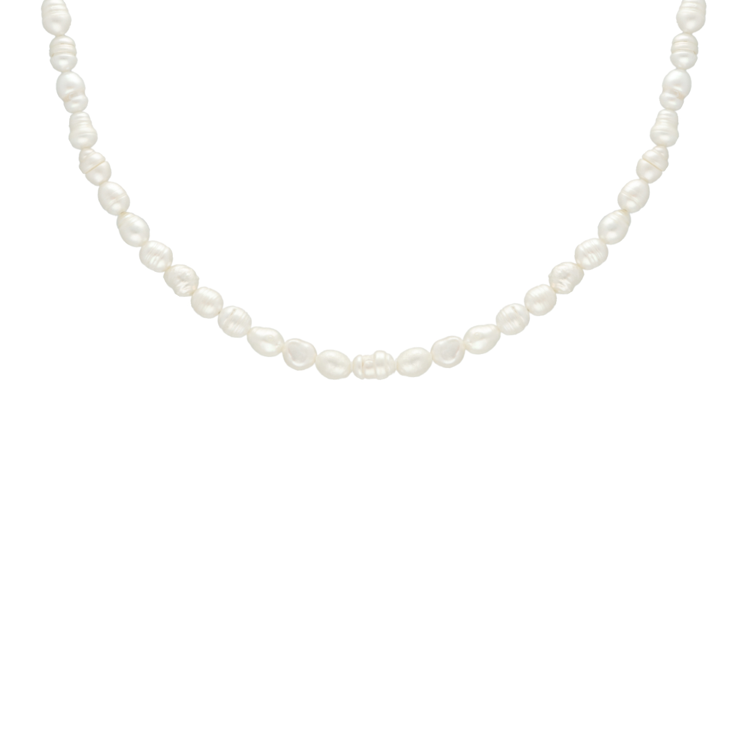 Pearl necklace goldplated