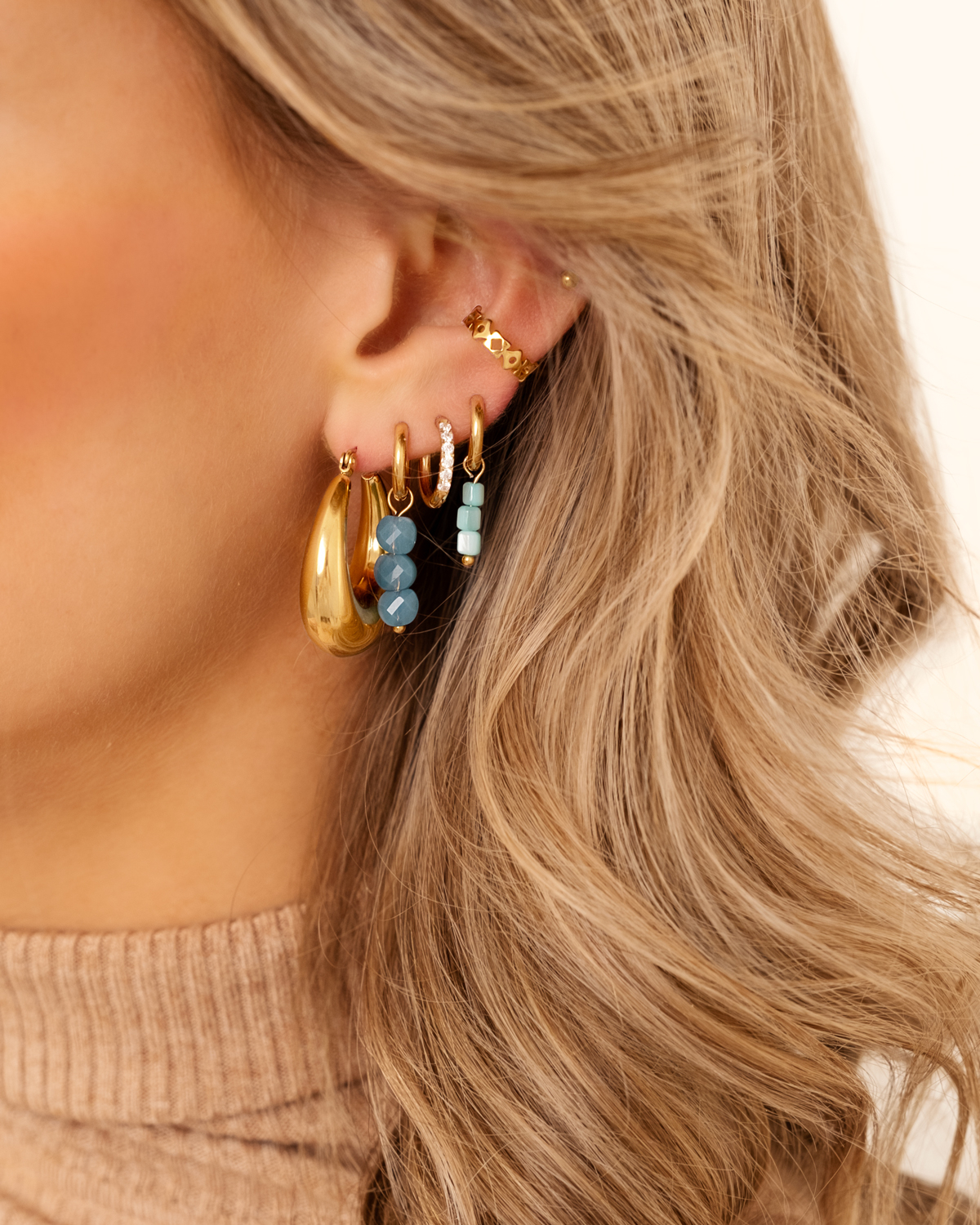 oorbellen mix goud