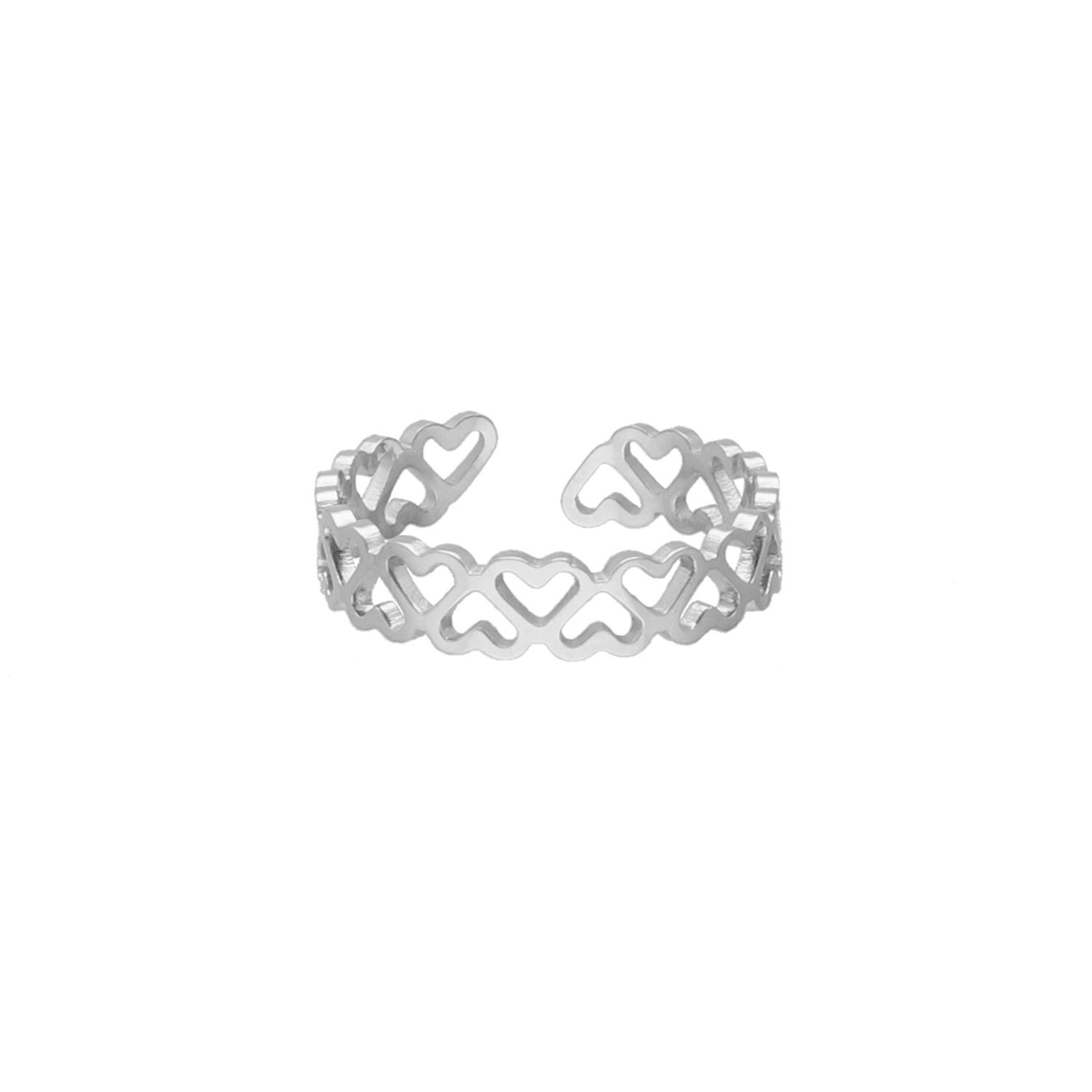 Verstelbare ring little hearts