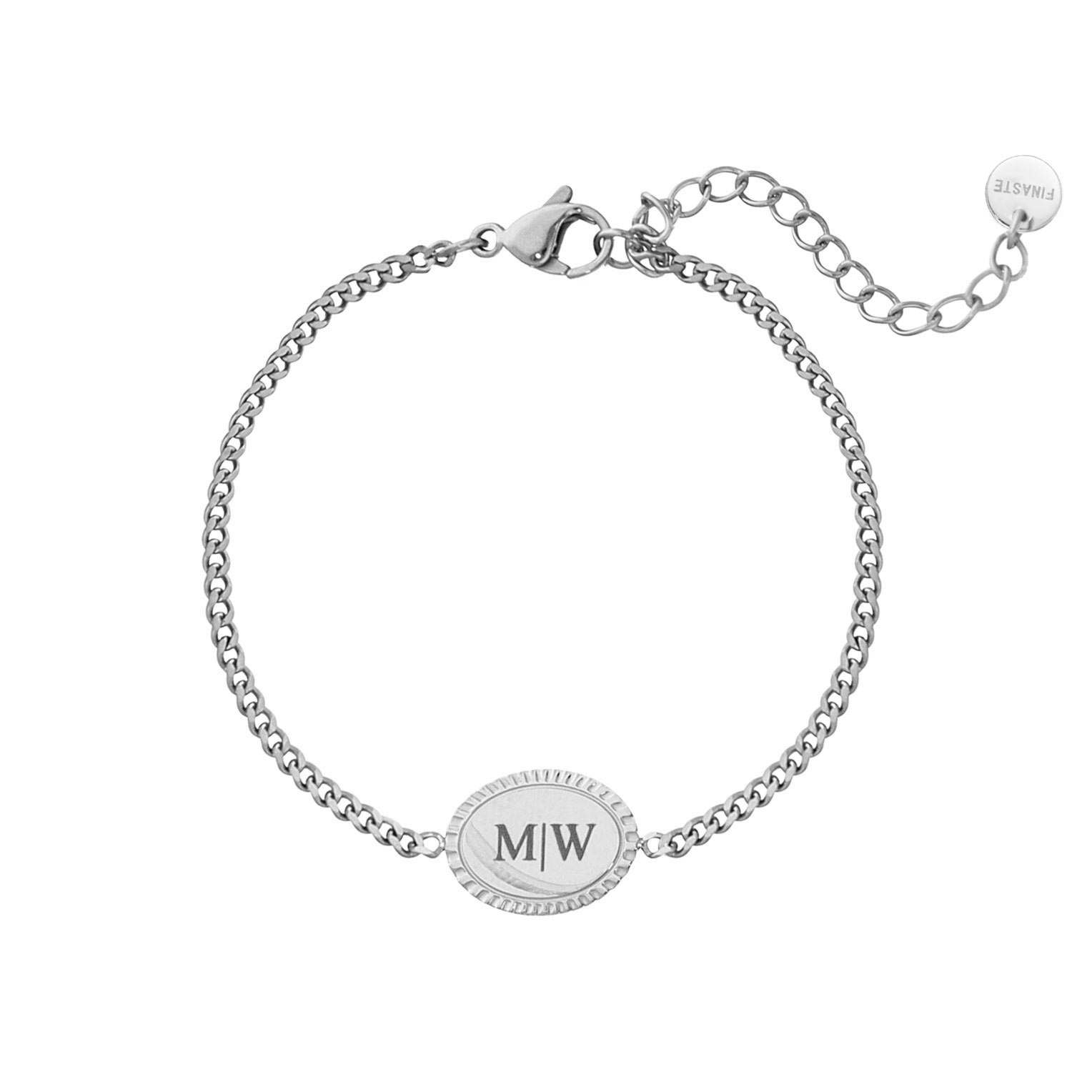 Vintage initial bracelet